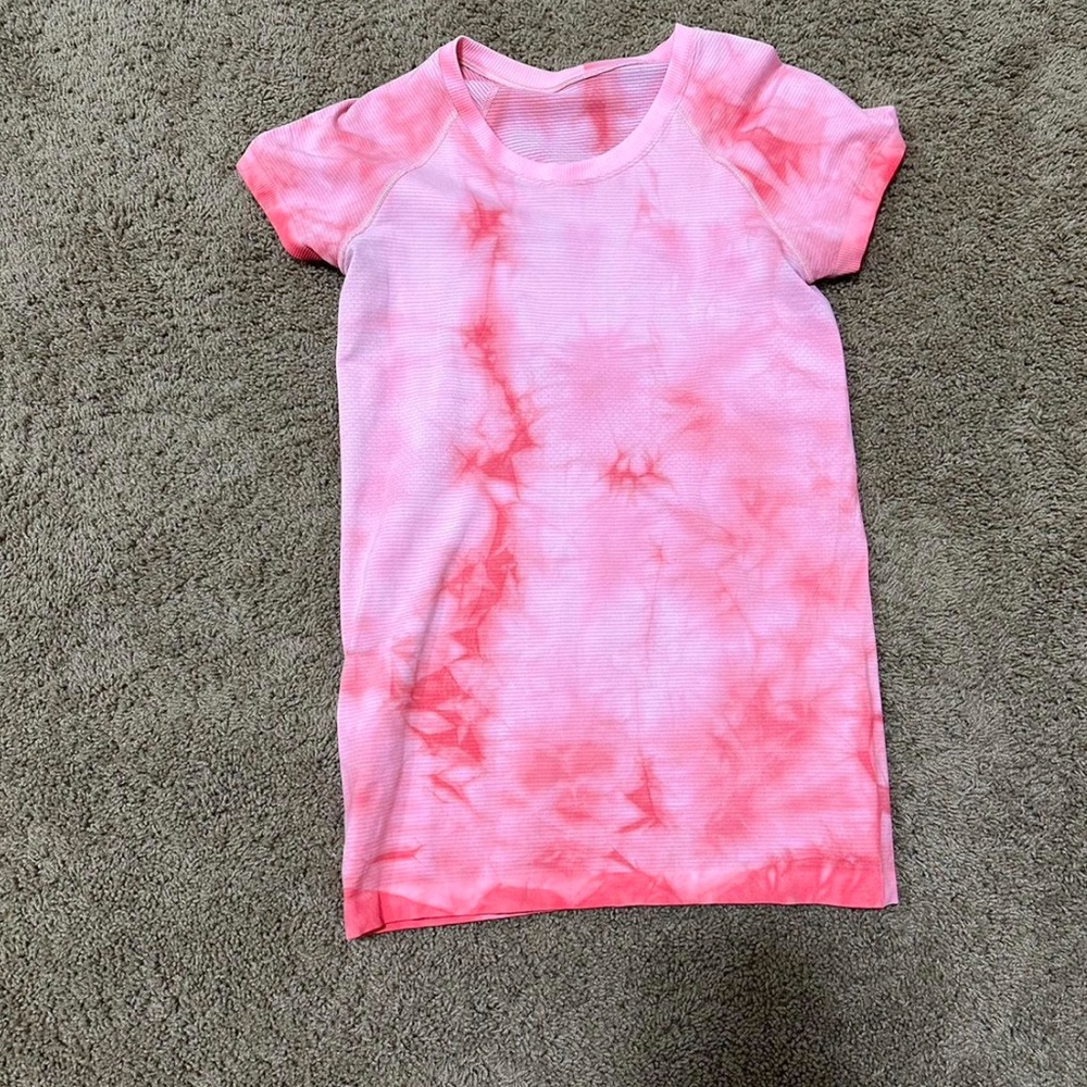 Pink Tye Dye Lululemon Swiftly Tech
